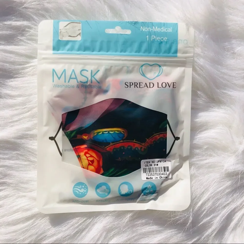Brand New Halloween Face Mask For‎ ADULTS Scary  Fashion Washable Face Cover